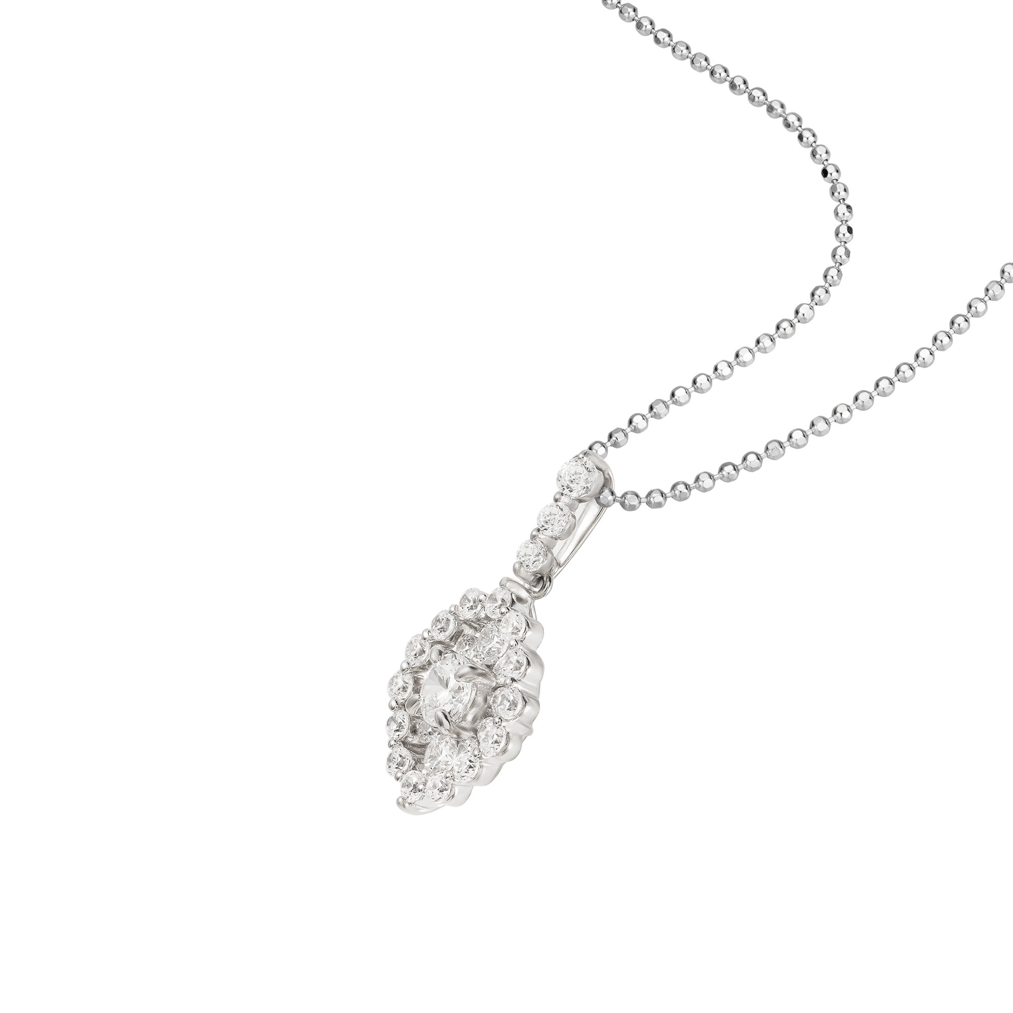 Mặt dây chuyền Bạc đính đá